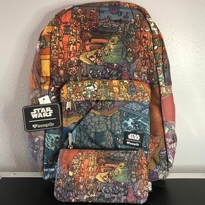 Star Wars Jabba Nylon Loungefly Backpack & Case